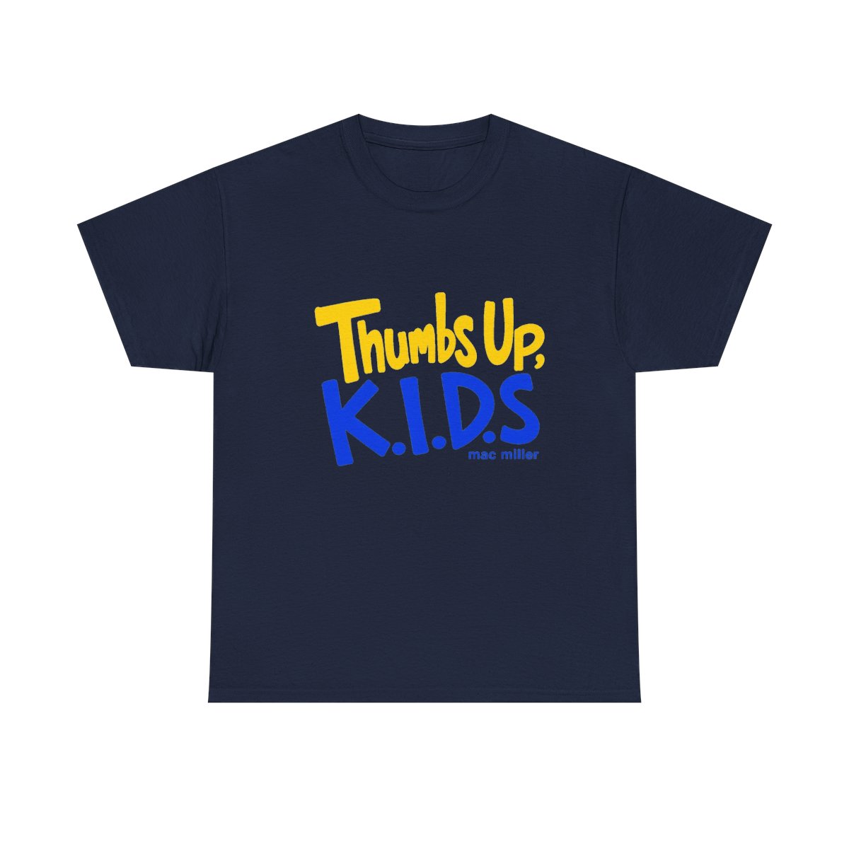 Mac Miller "Thumbs Up, K.I.D.S" Unisex Tee - alternate angle 3, merchandise
