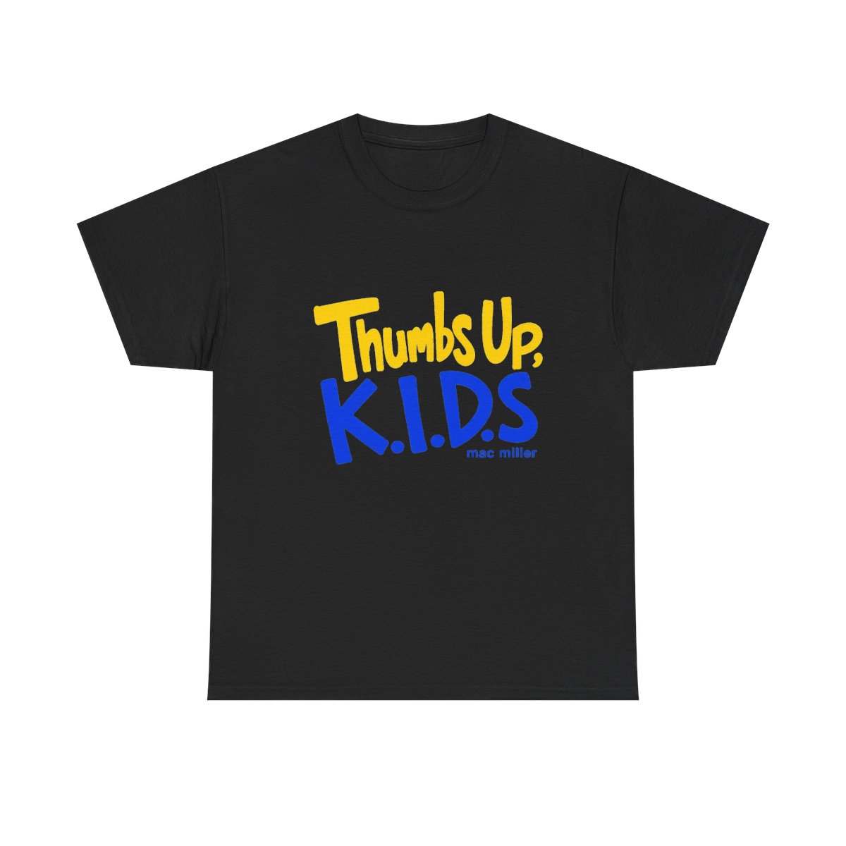Mac Miller "Thumbs Up, K.I.D.S" Unisex Tee - alternate angle 2, merchandise