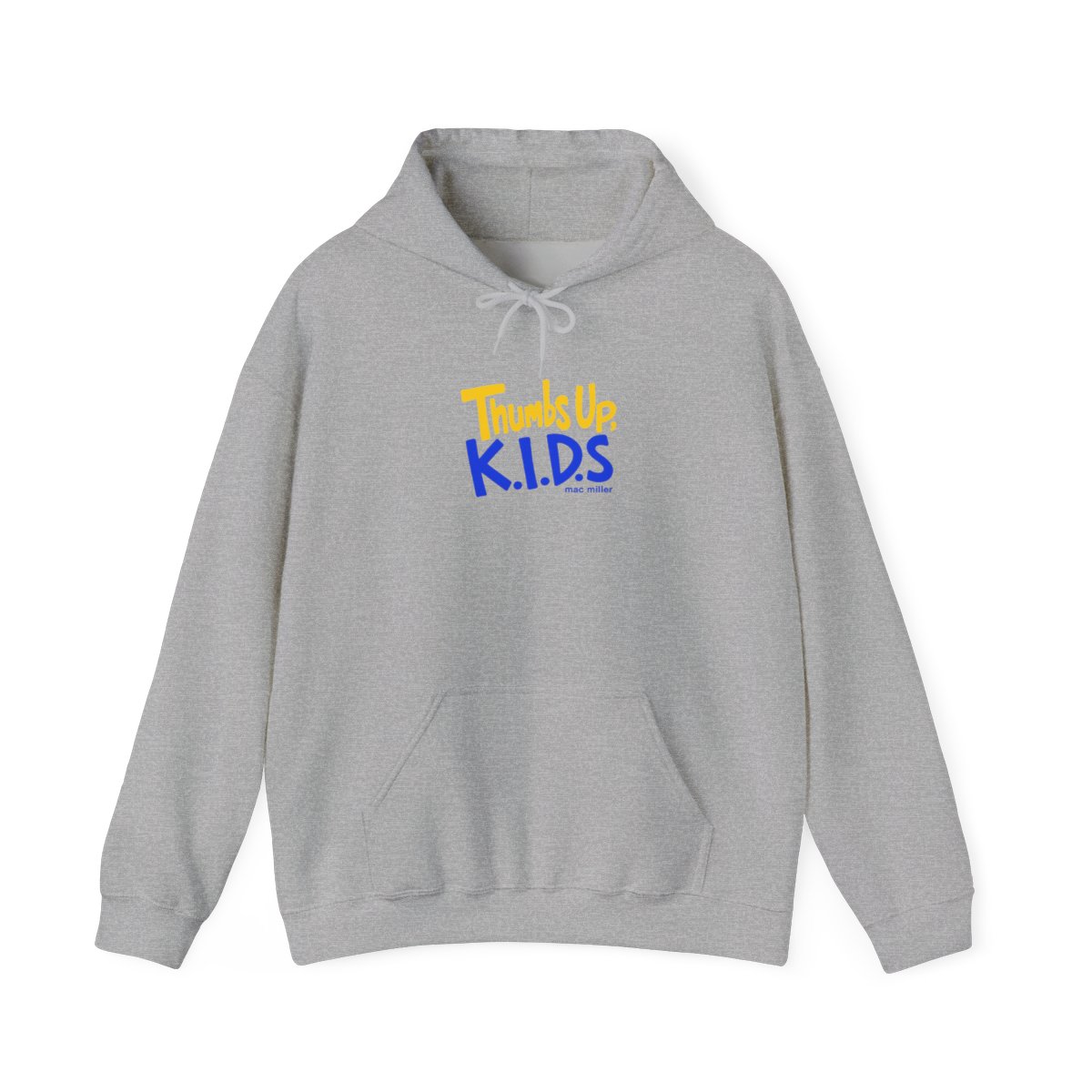 Mac Miller "Thumbs Up, K.I.D.S" Hoodie - alternate angle 2, merchandise