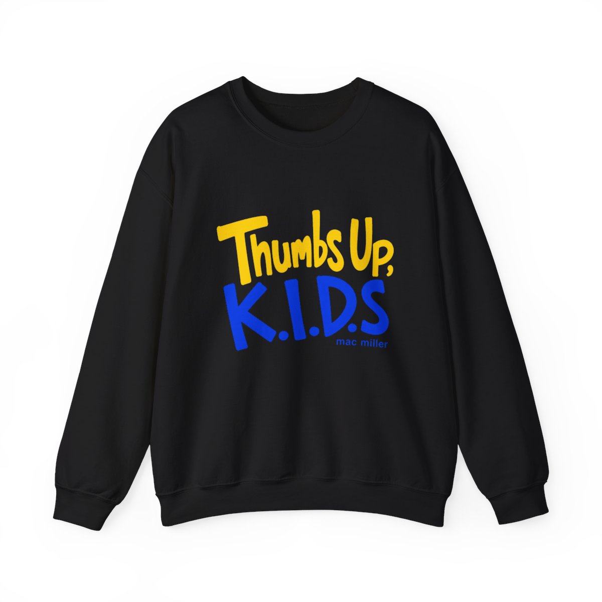 Mac Miller "Thumbs Up, K.I.D.S" Crewneck - alternate angle 2, merchandise
