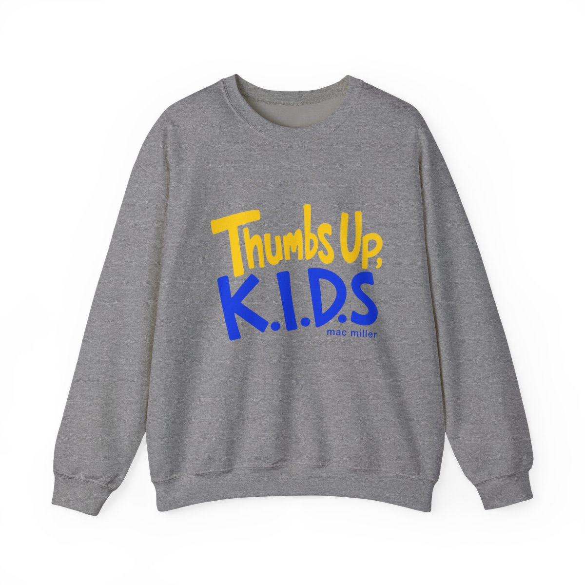 Mac Miller "Thumbs Up, K.I.D.S" Crewneck - alternate angle 3, merchandise