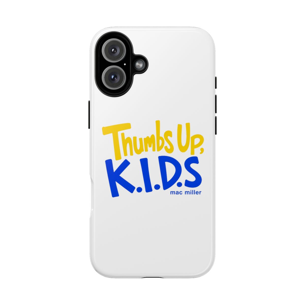 Mac Miller "Thumbs Up, K.I.D.S" Phone Case - alternate angle 1, merchandise