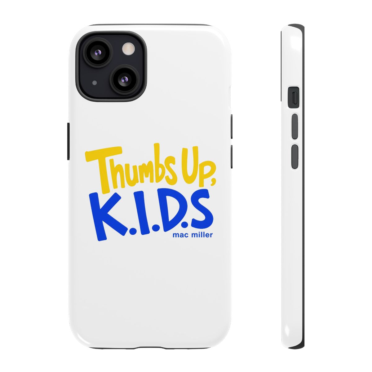 Mac Miller "Thumbs Up, K.I.D.S" Phone Case - alternate angle 2, merchandise