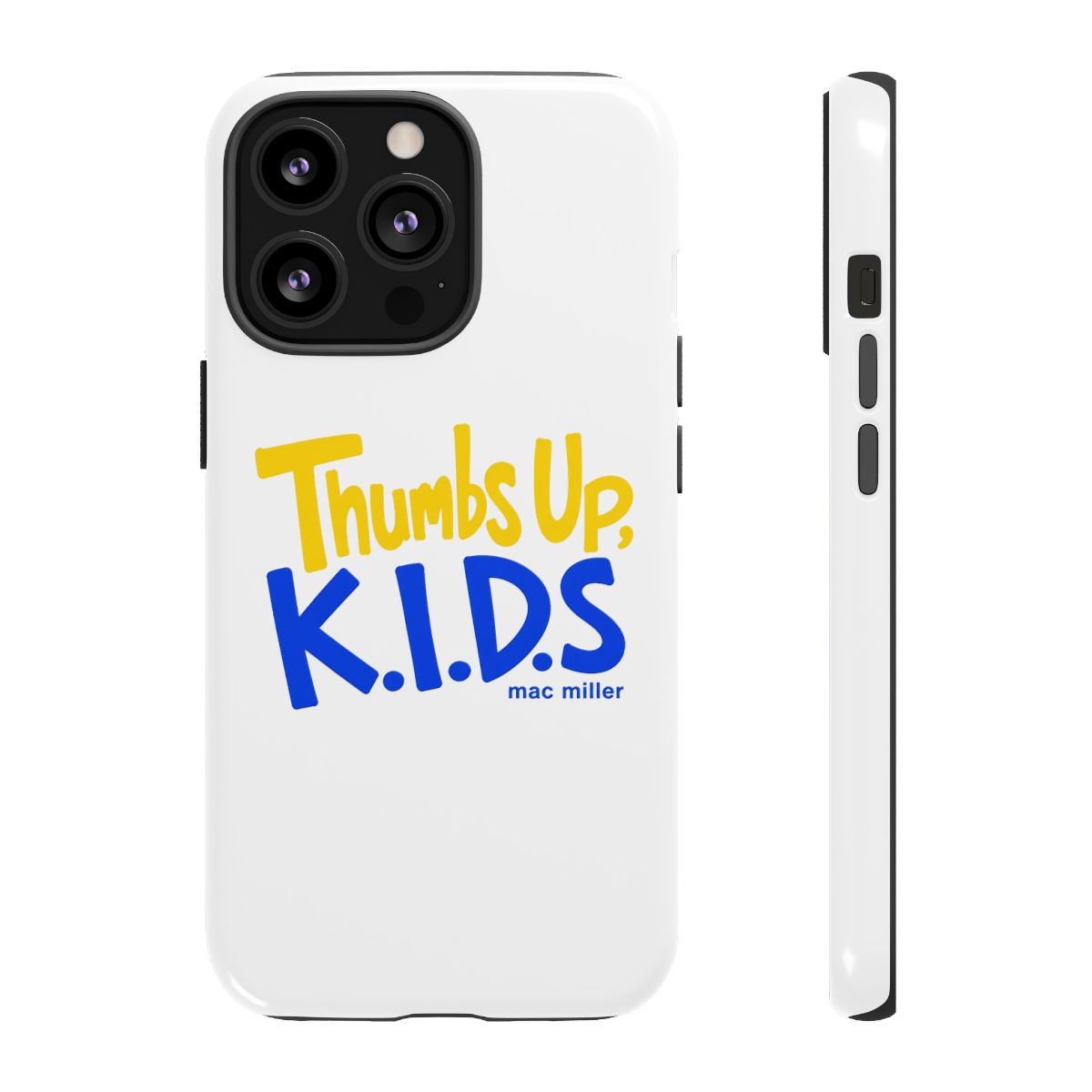 Mac Miller "Thumbs Up, K.I.D.S" Phone Case - alternate angle 3, merchandise