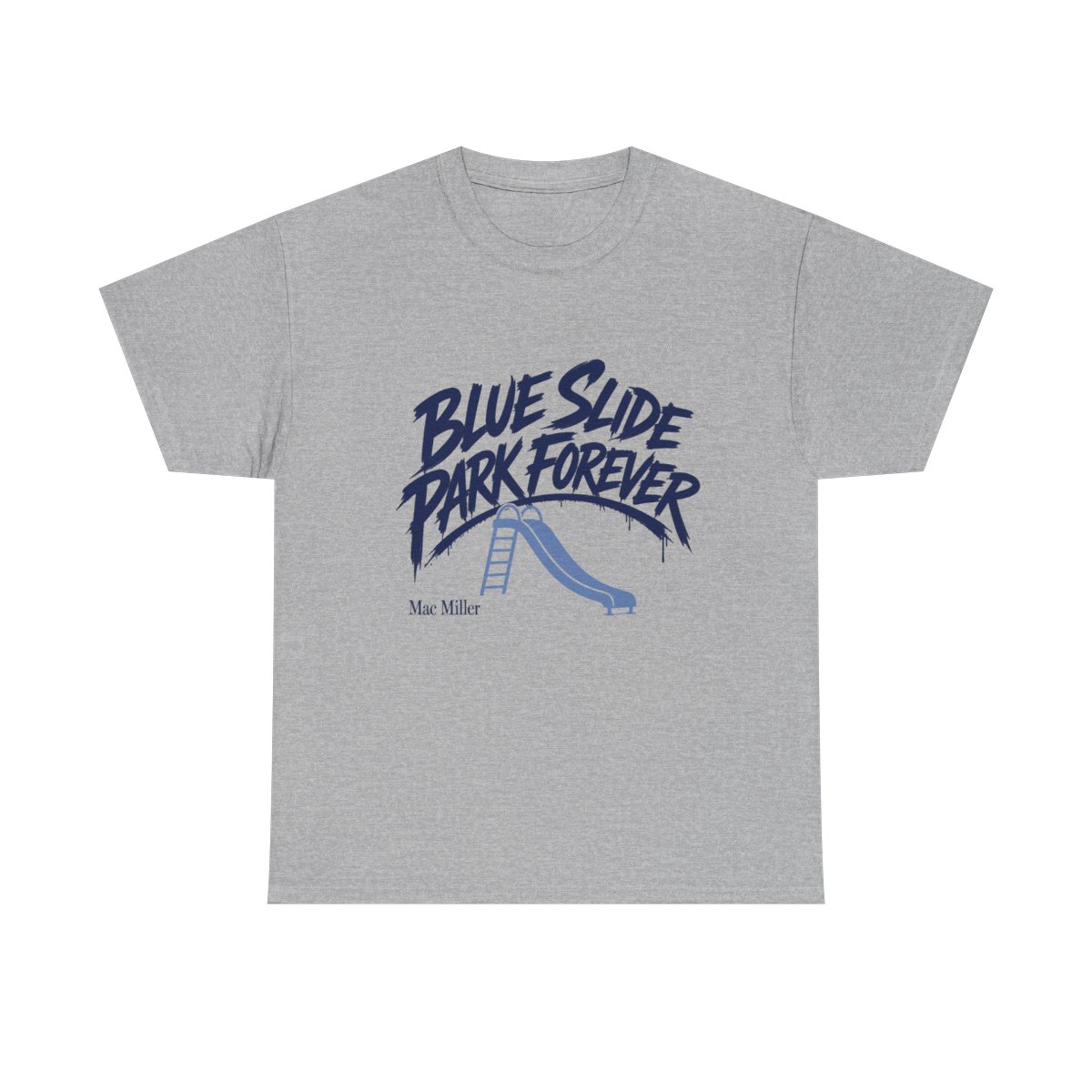 Mac Miller "Blue Slide Park Forever" Unisex Tee - alternate angle 2, merchandise