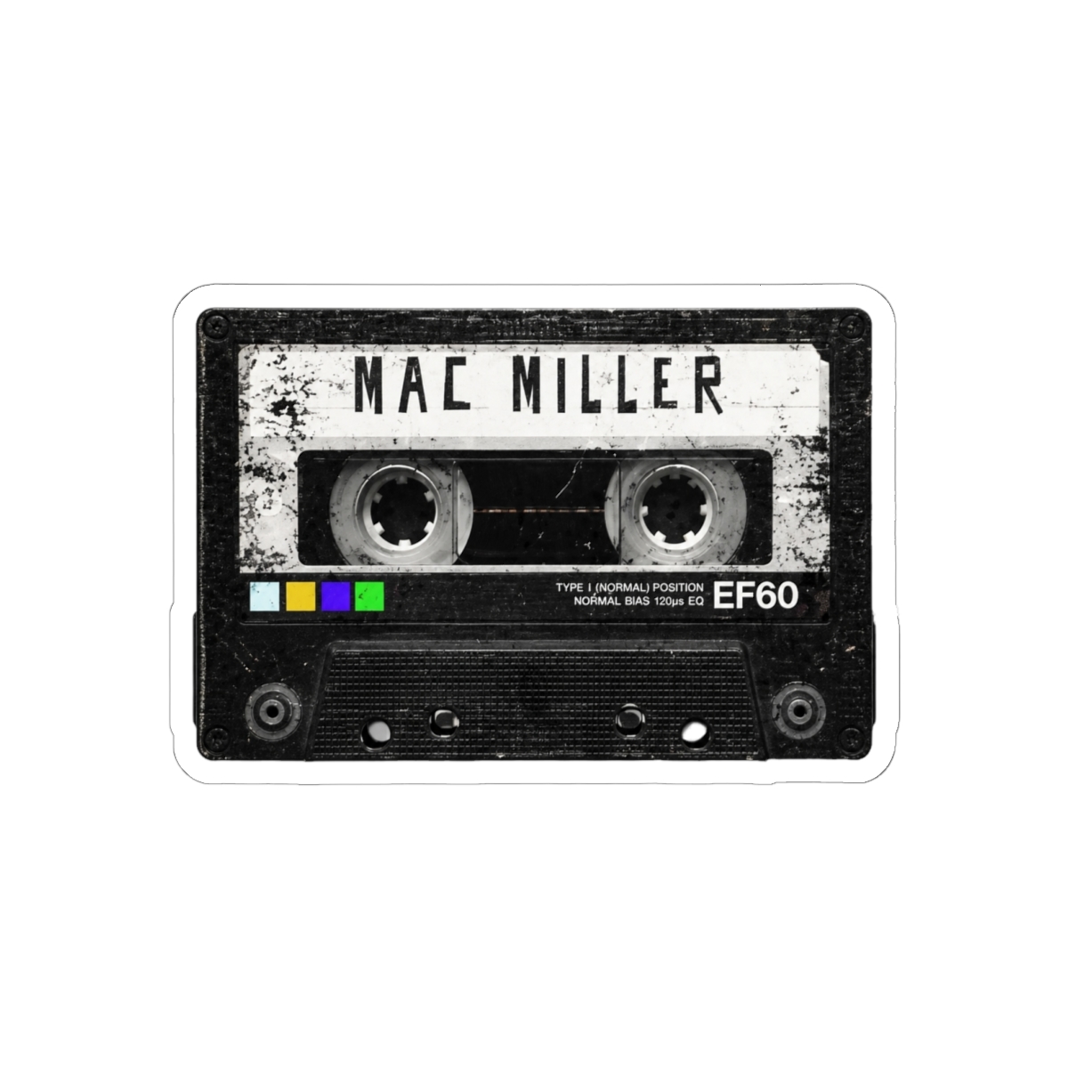 classic cassette - mac miller Sticker