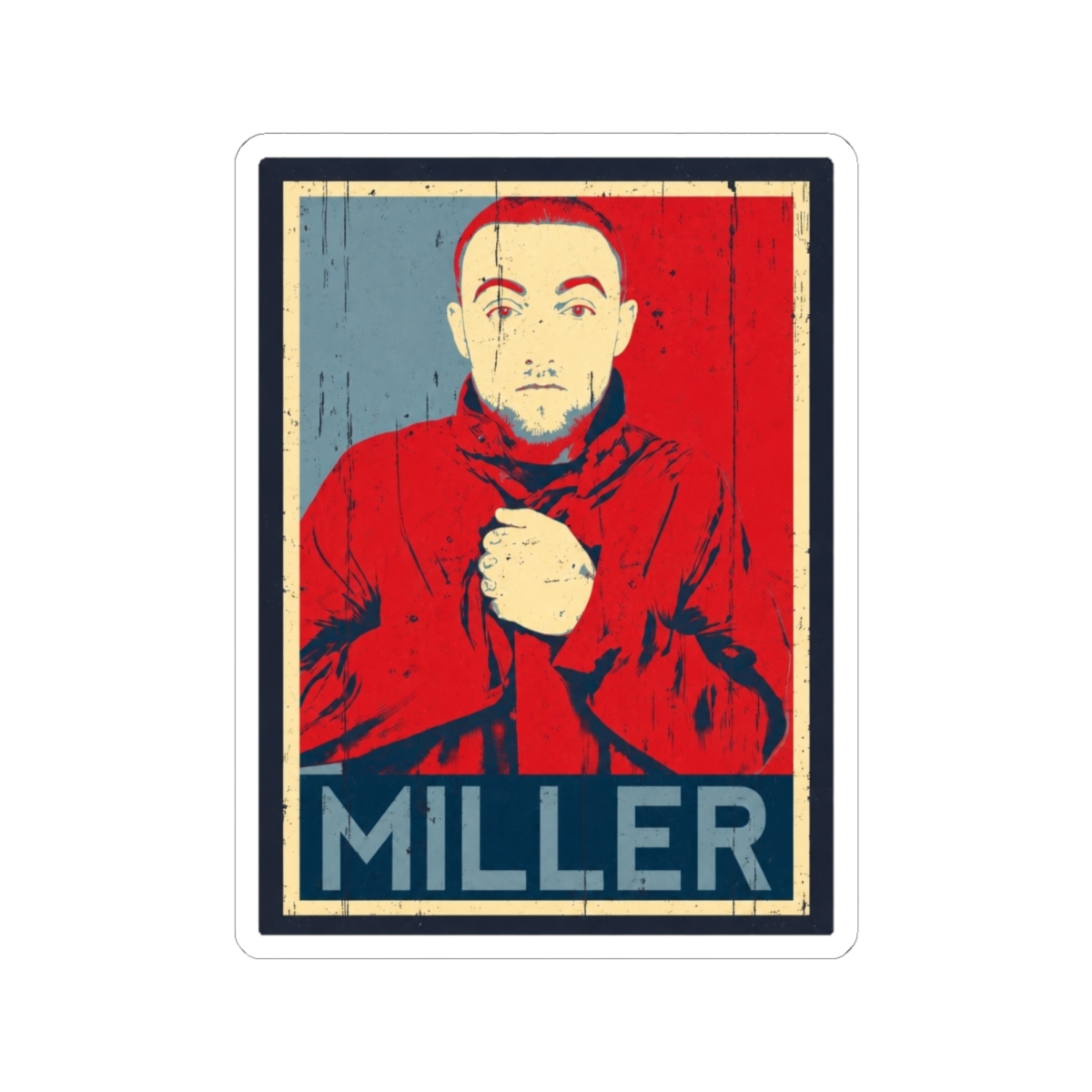 Miller - Retro Hope Style Sticker | Mac Miller