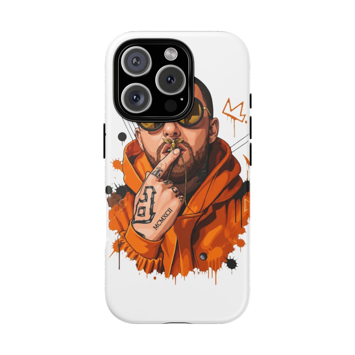 mac miller vector illustration Phone Case - alternate angle 3, merchandise
