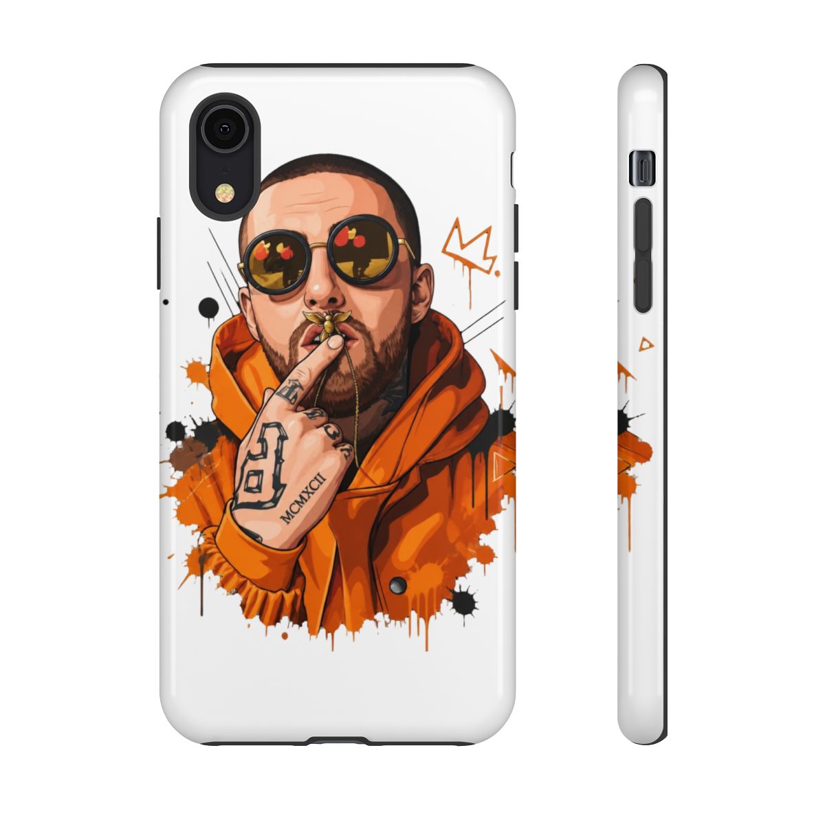 mac miller vector illustration Phone Case - alternate angle 3, merchandise