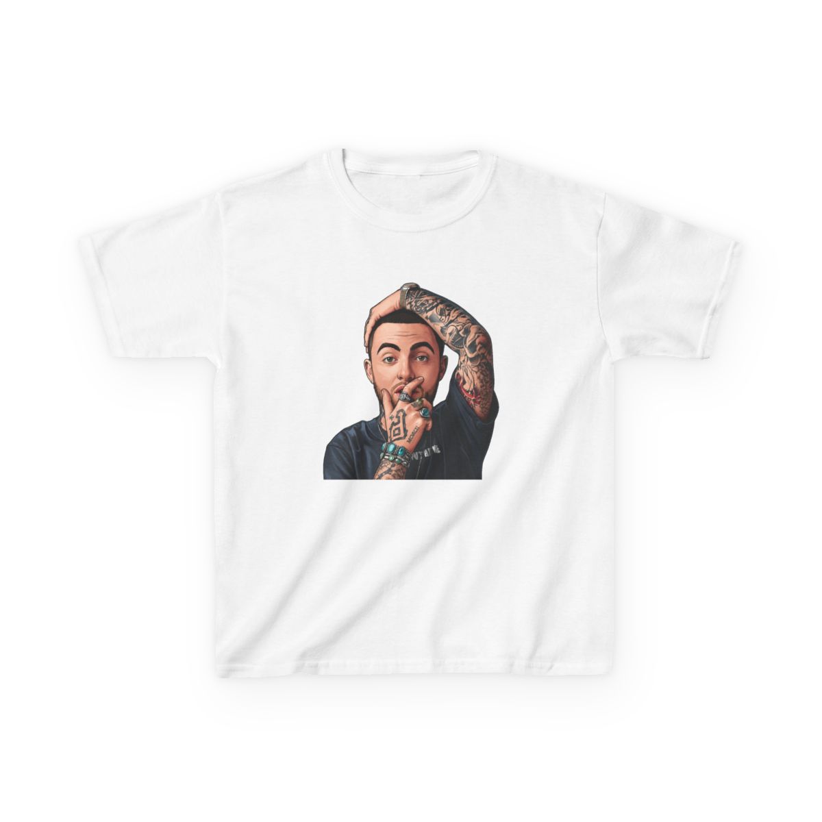 mac miller vector illustration Kids T-Shirt