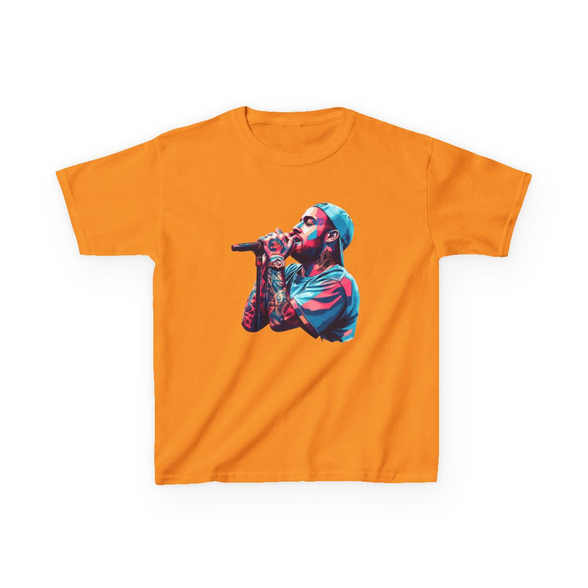 Mac Wpap Pop Art Miller - rapper Kids T-Shirt | Mac Miller - alternate angle 4, merchandise