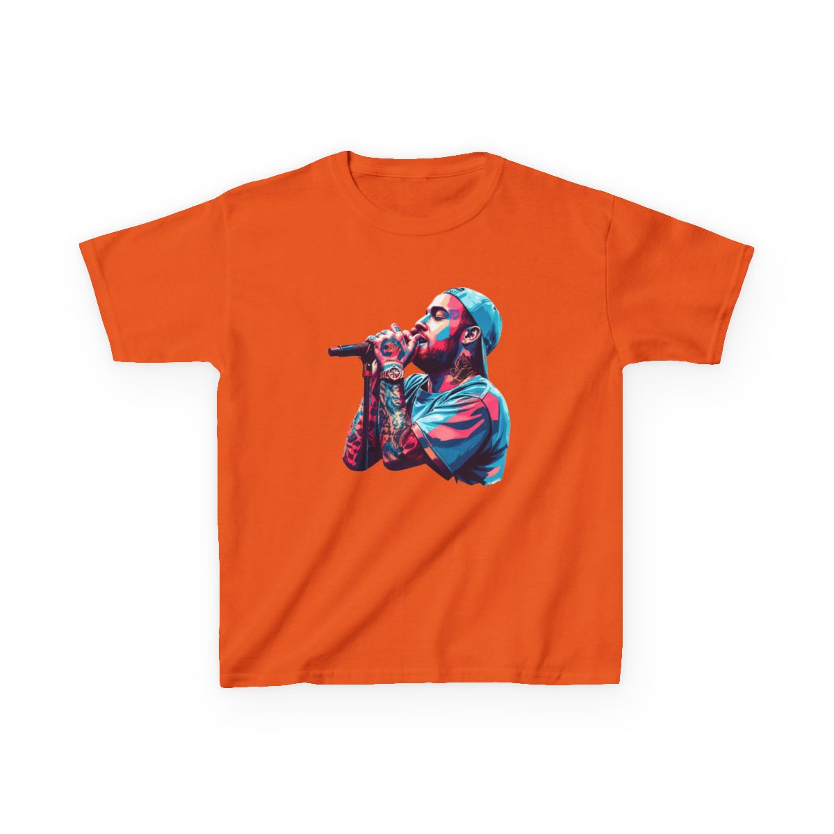 Mac Wpap Pop Art Miller - rapper Kids T-Shirt | Mac Miller - alternate angle 5, merchandise