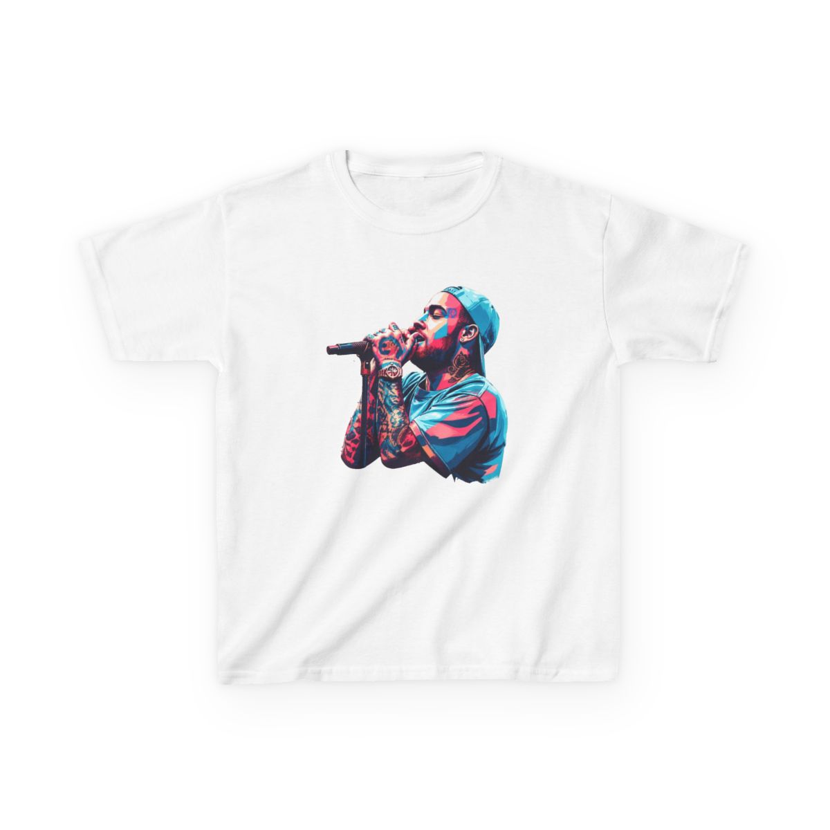 Mac Wpap Pop Art Miller - rapper Kids T-Shirt | Mac Miller